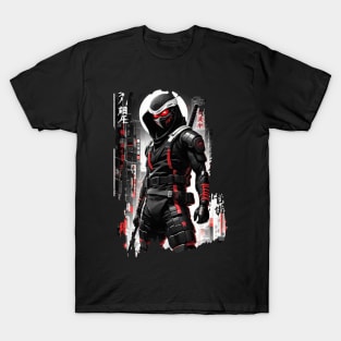 Japanese Ninja - Cyber Style T-Shirt